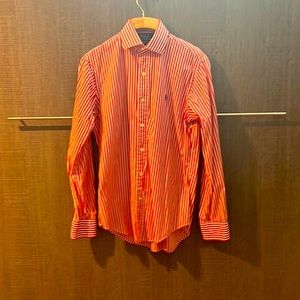 Polo- long sleeve button up.